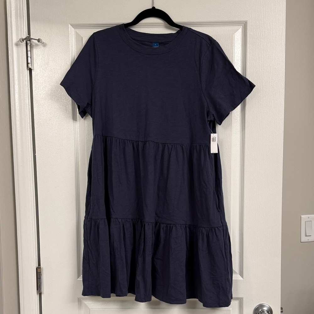 Old Navy Tiered Short-Sleeve Dress NWT